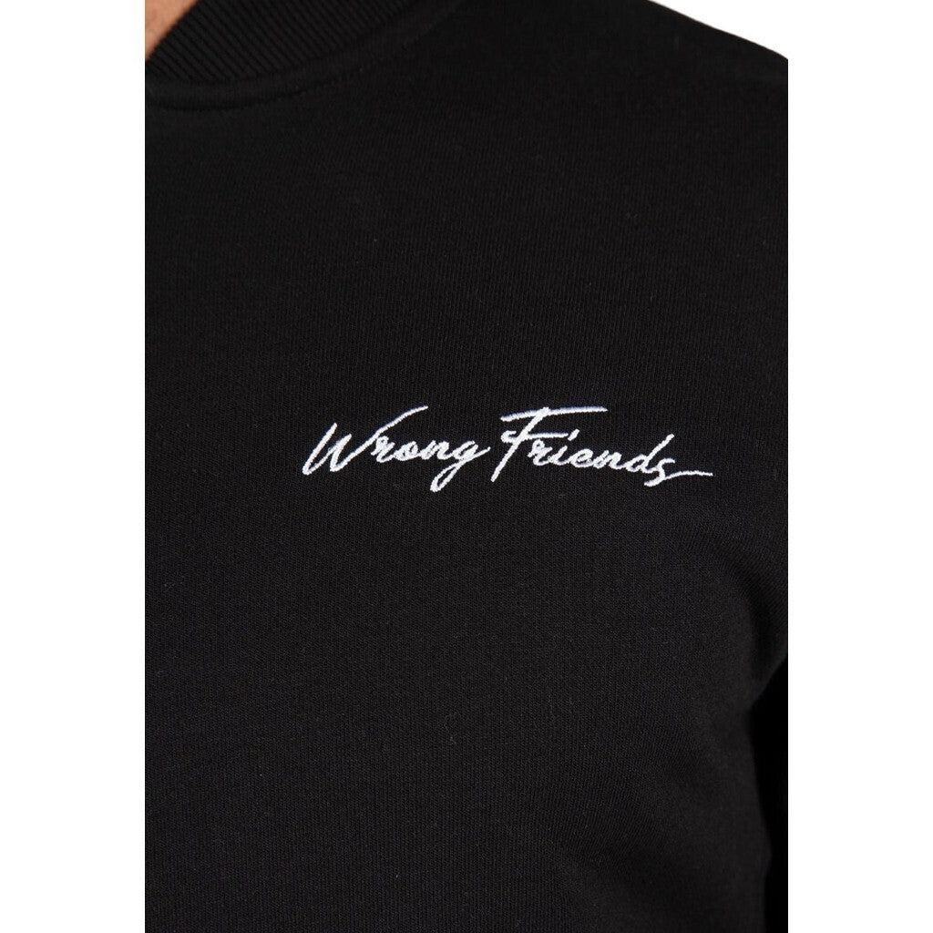 GRANADA FULL ZIP SWEATSHIRT - BLACK - BLACK - WRONG FRIENDS
