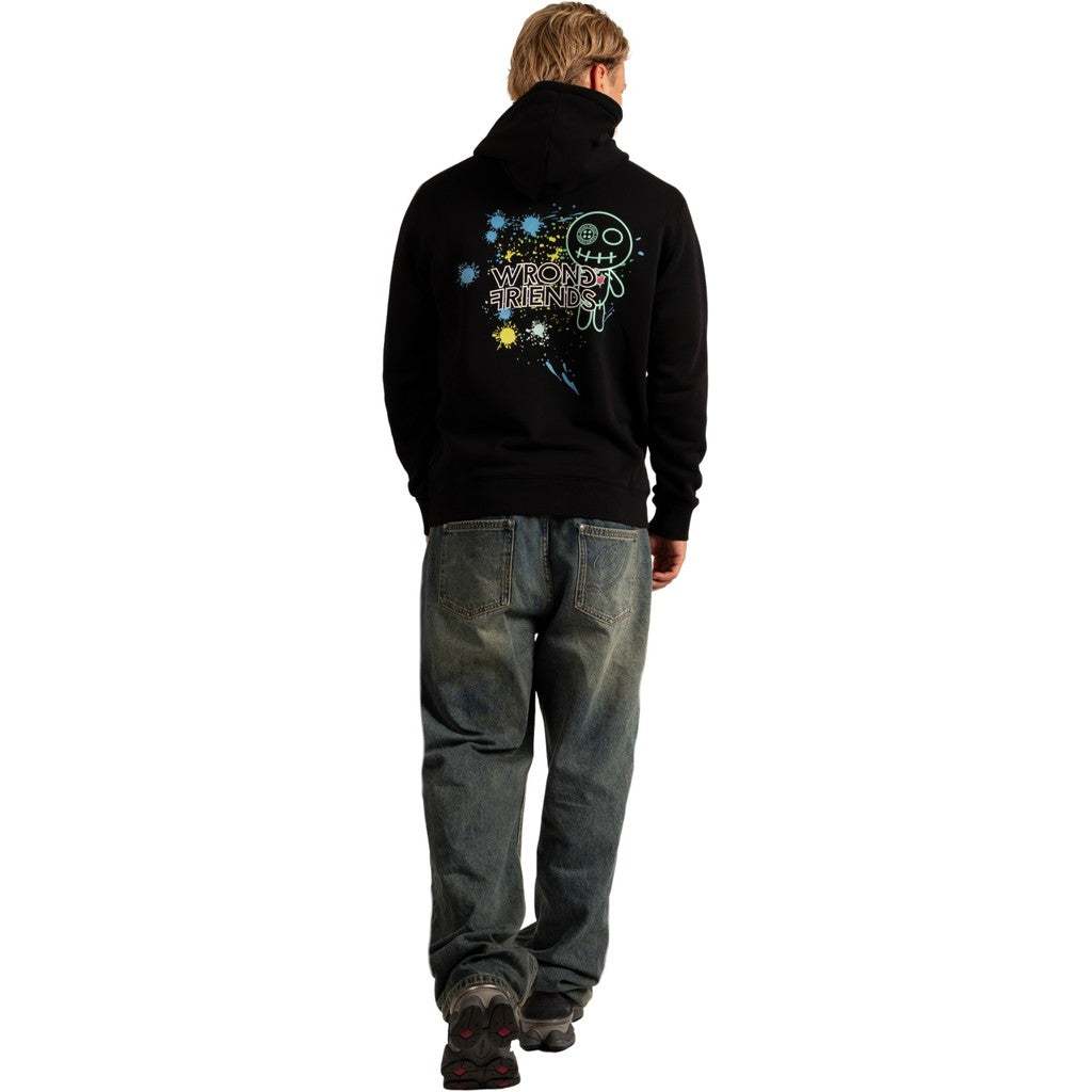 WRONG FRIENDS HAYS HOODIE HOODIES BLACK