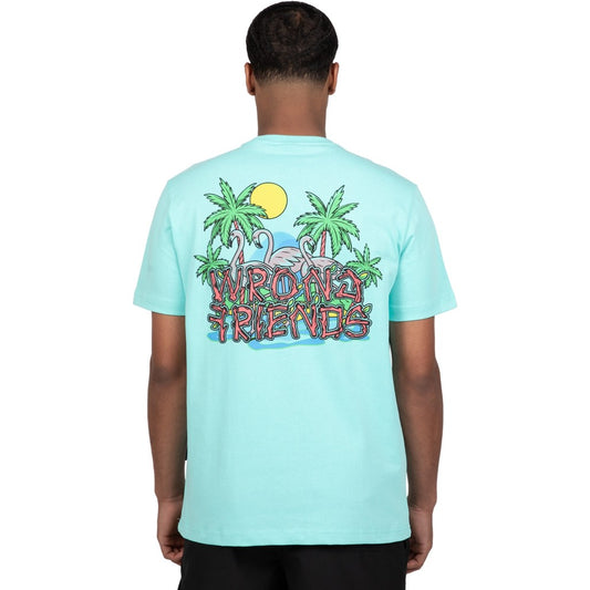 WRONG FRIENDS HONOLULU T-SHIRT T-SHIRTS LIGHT TURQUOISE