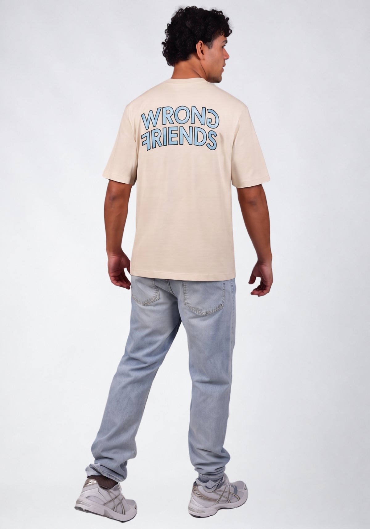 WRONG FRIENDS HUDSON T-SHIRT T-SHIRTS SAND