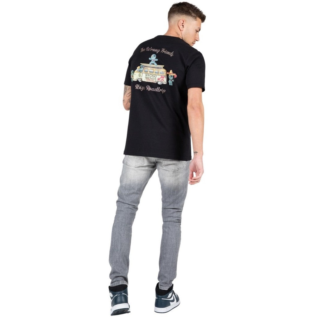 WRONG FRIENDS IBIZA T-SHIRT T-SHIRTS BLACK