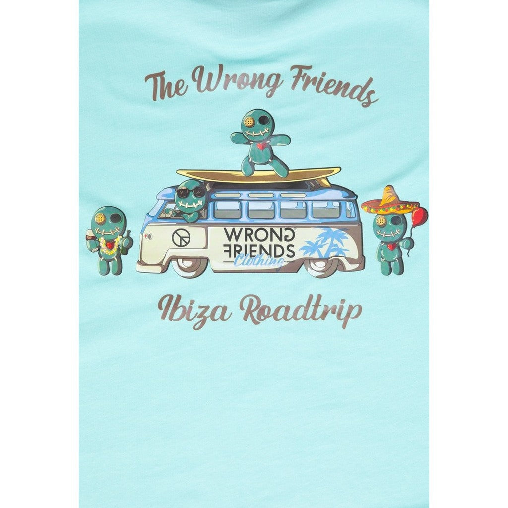 WRONG FRIENDS IBIZA T-SHIRT T-SHIRTS LIGHT BLUE