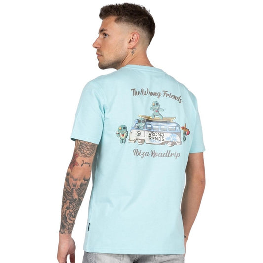 WRONG FRIENDS IBIZA T-SHIRT T-SHIRTS LIGHT BLUE