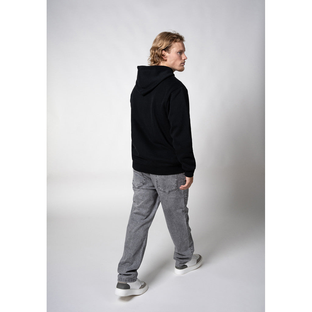 WRONG FRIENDS JUBA ZIPPED HOODIE HOODIES BLACK