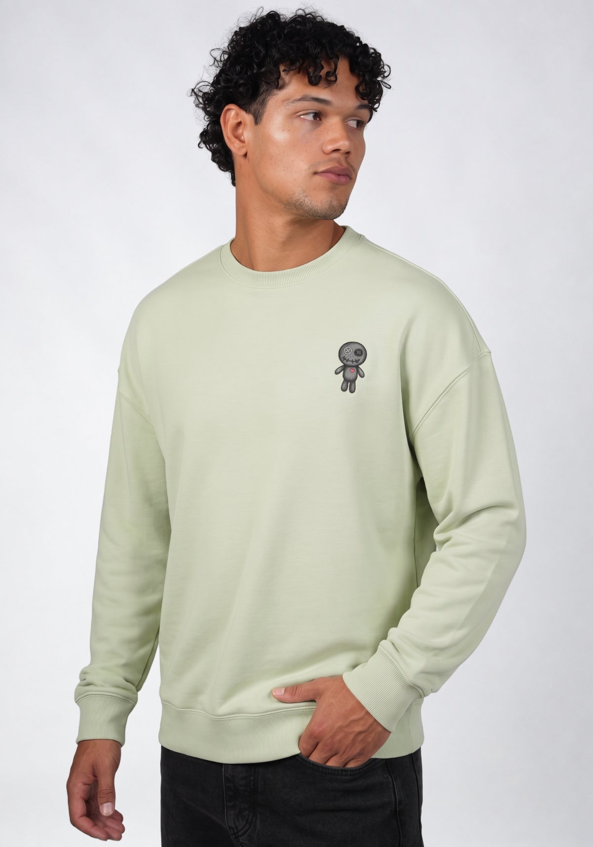 WRONG FRIENDS KALMAR SWEATER SWEATERS LIGHT GREEN
