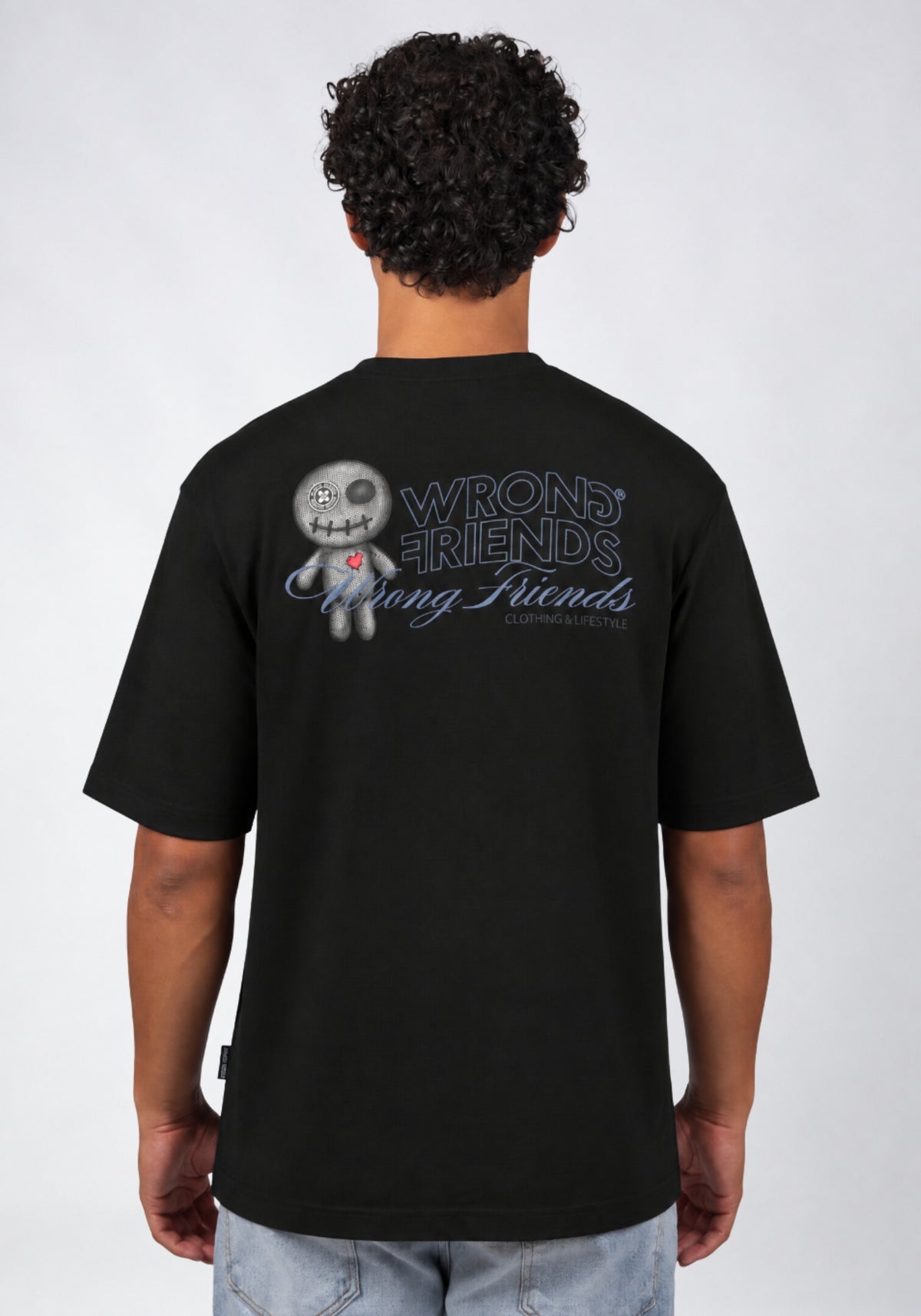 WRONG FRIENDS KALMAR T-SHIRT T-SHIRTS BLACK