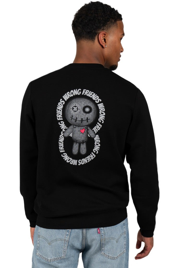 WRONG FRIENDS KIOWA SWEATER BLACK