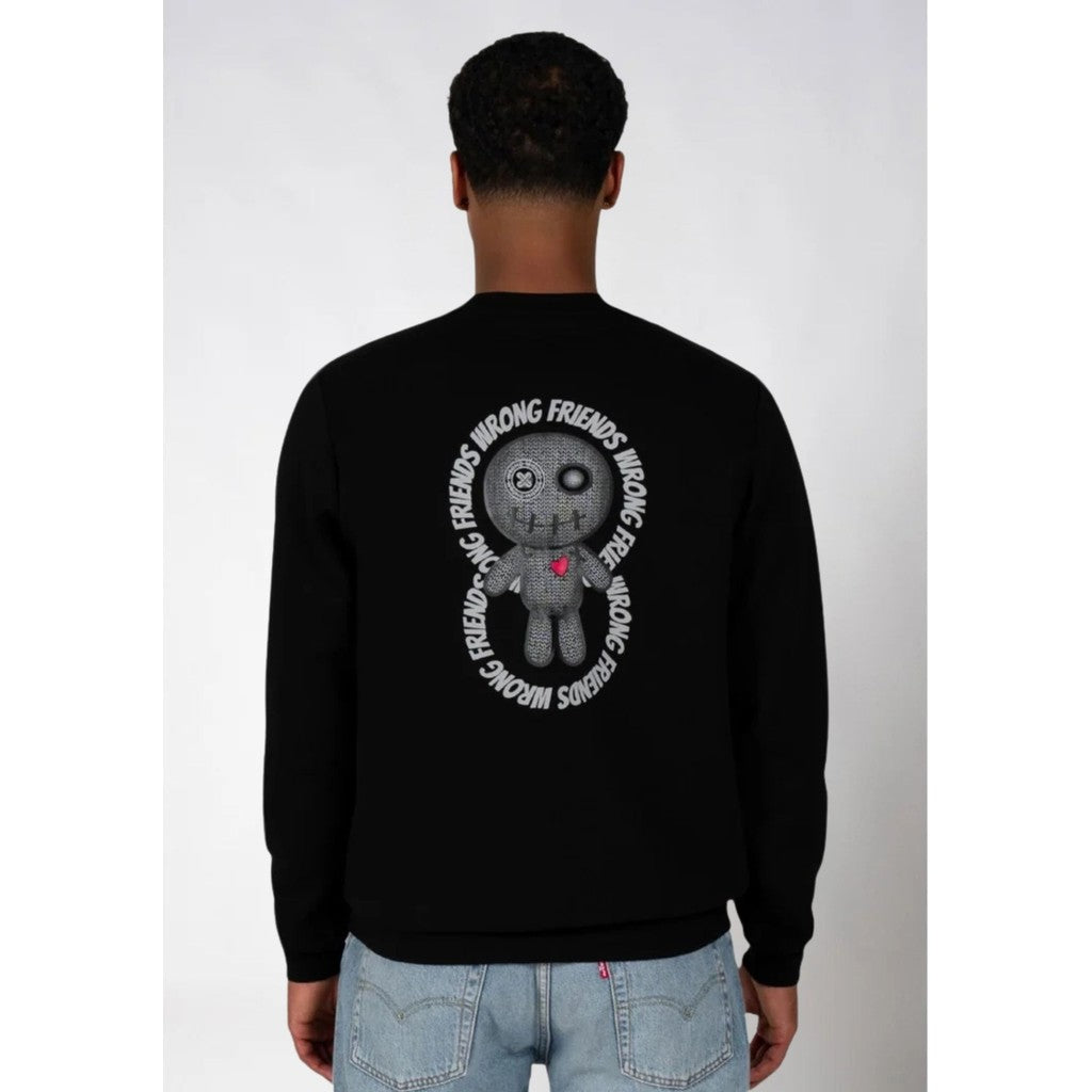 WRONG FRIENDS KIOWA SWEATER BLACK