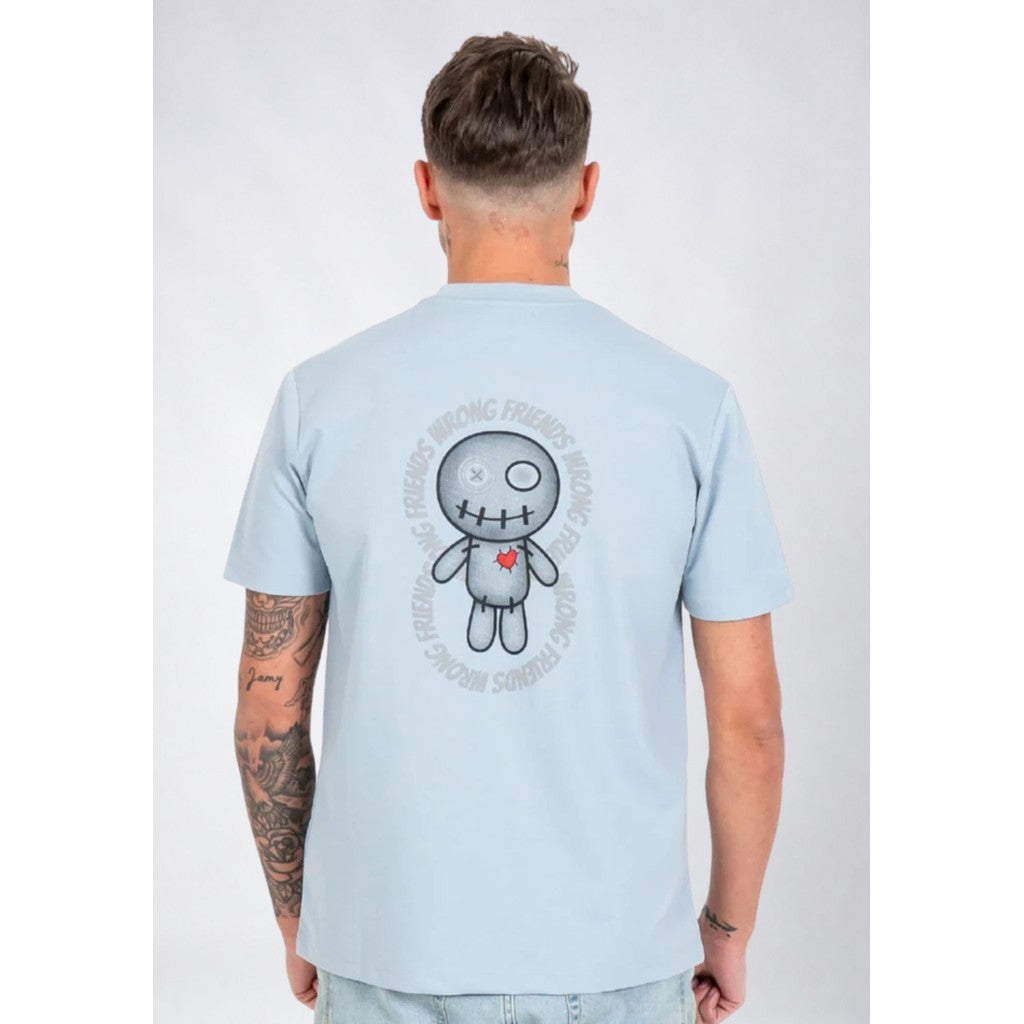 WRONG FRIENDS KIOWA T-SHIRT LIGHT BLUE