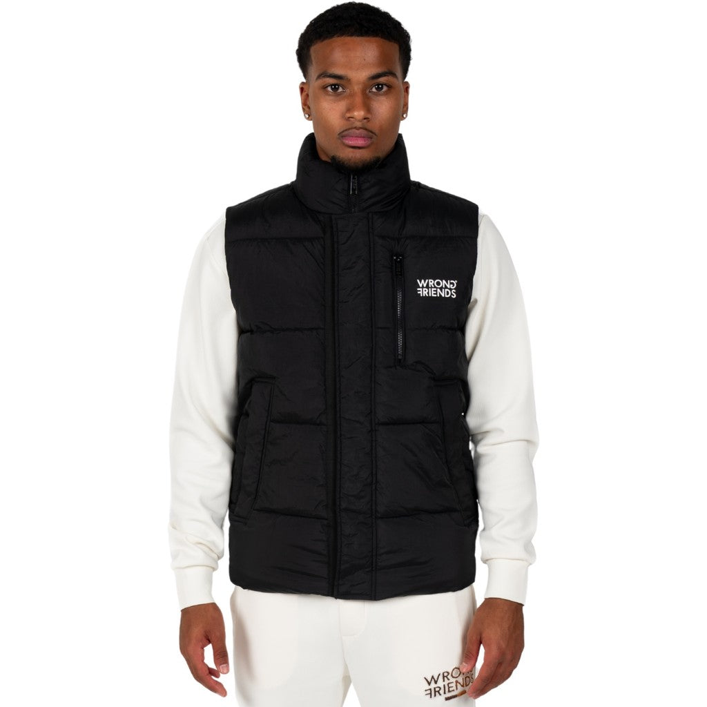WRONG FRIENDS LAFAYETTE BODYWARMER BODYWARMER BLACK
