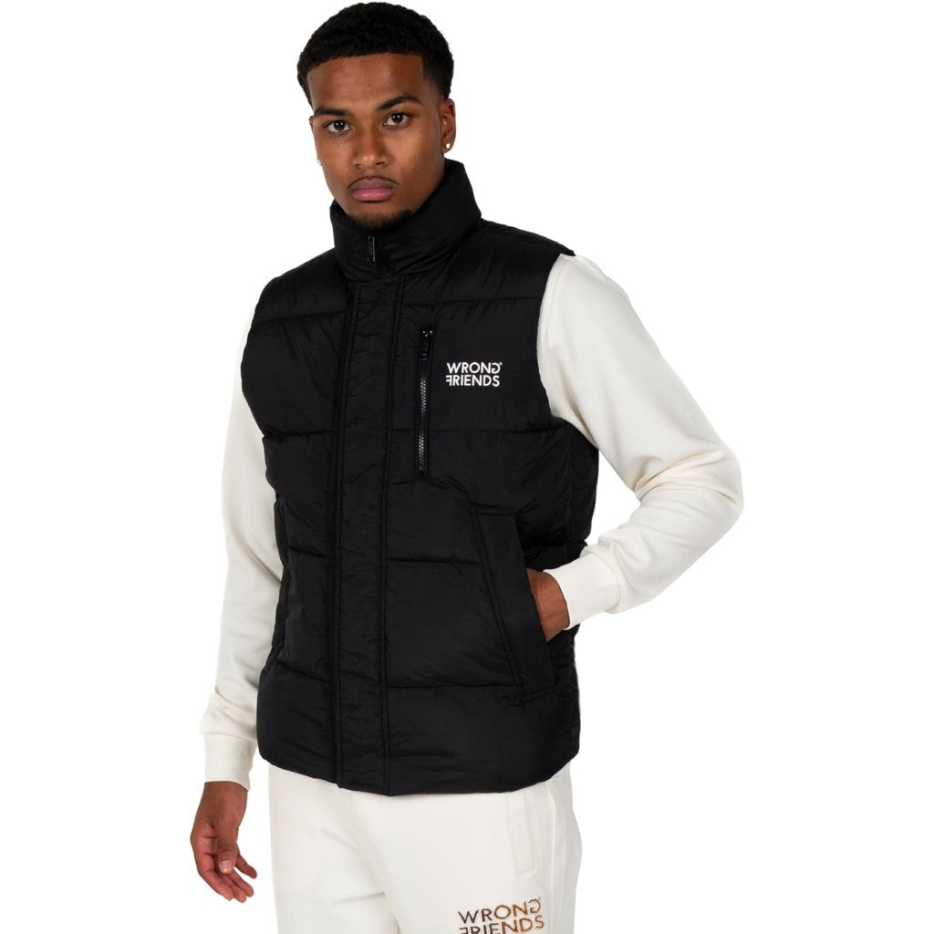 WRONG FRIENDS LAFAYETTE BODYWARMER BODYWARMER BLACK