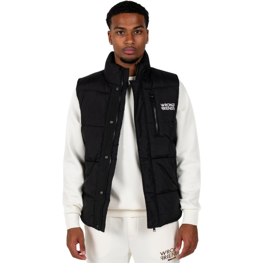 WRONG FRIENDS LAFAYETTE BODYWARMER BODYWARMER BLACK