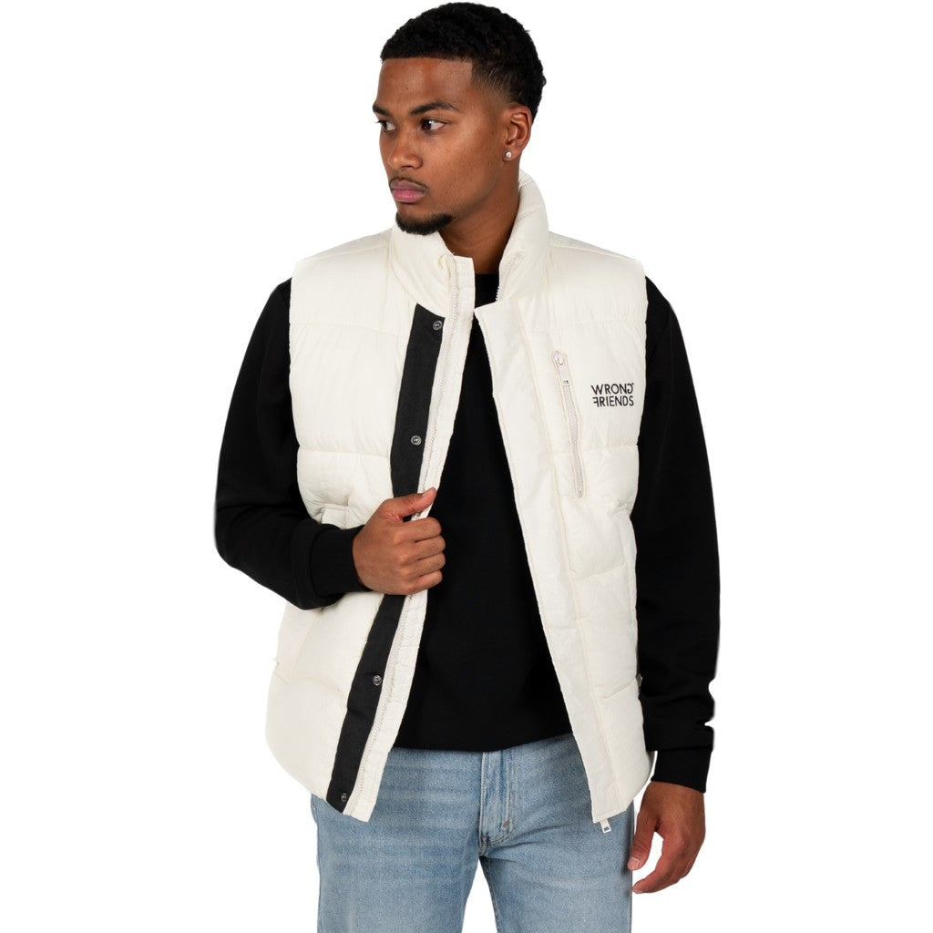 WRONG FRIENDS LAFAYETTE BODYWARMER BODYWARMER COCONUT WHITE