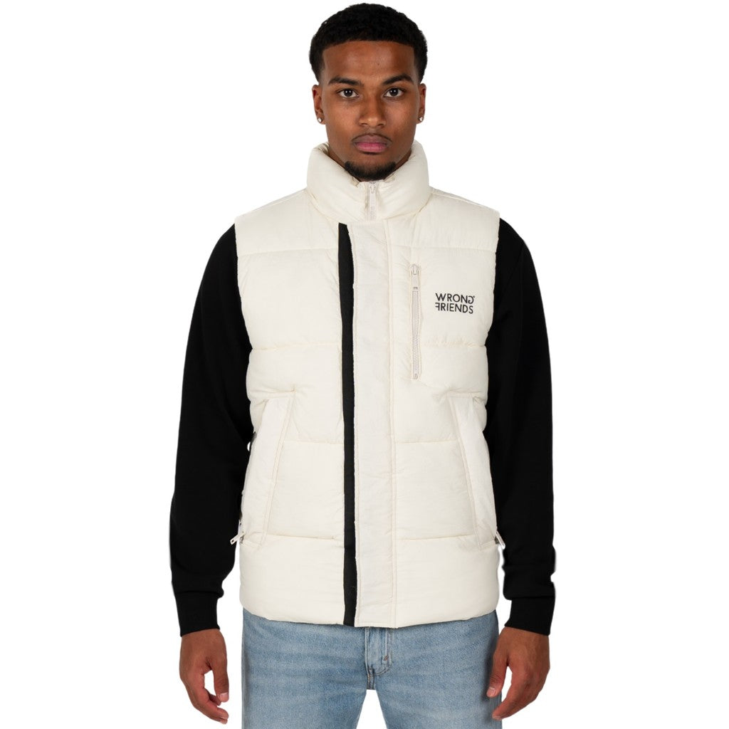 WRONG FRIENDS LAFAYETTE BODYWARMER BODYWARMER COCONUT WHITE