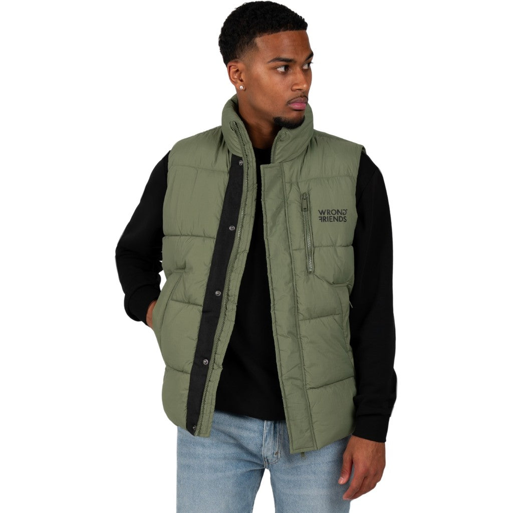 WRONG FRIENDS LAFAYETTE BODYWARMER BODYWARMER GREEN