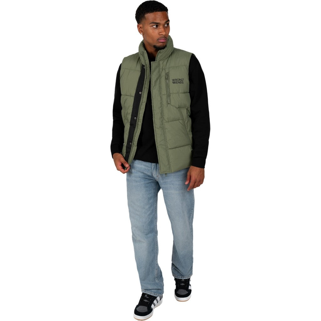 WRONG FRIENDS LAFAYETTE BODYWARMER BODYWARMER GREEN