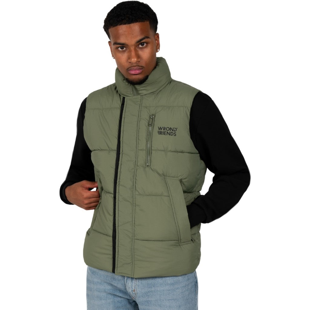 WRONG FRIENDS LAFAYETTE BODYWARMER BODYWARMER GREEN