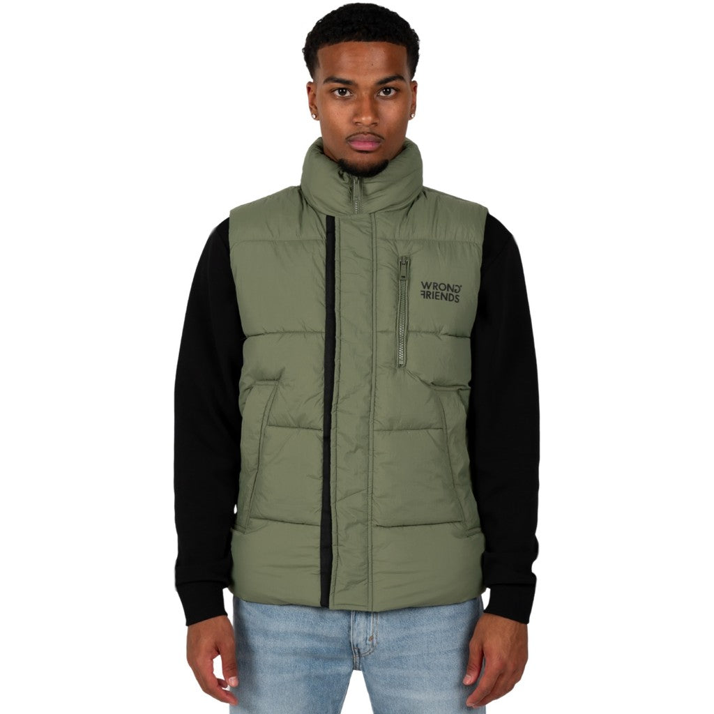 WRONG FRIENDS LAFAYETTE BODYWARMER BODYWARMER GREEN