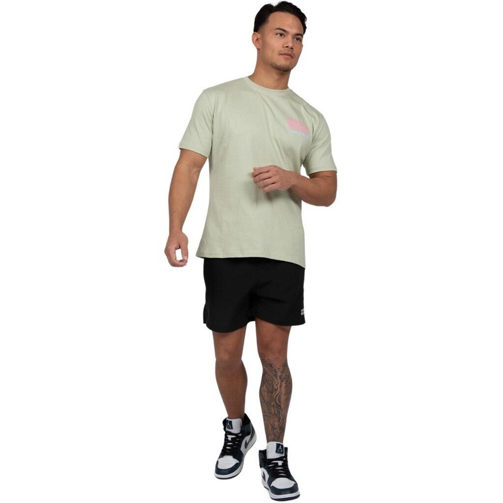 LIGHT UP THE CITY T - SHIRT - LIGHT GREEN - WRONG FRIENDS