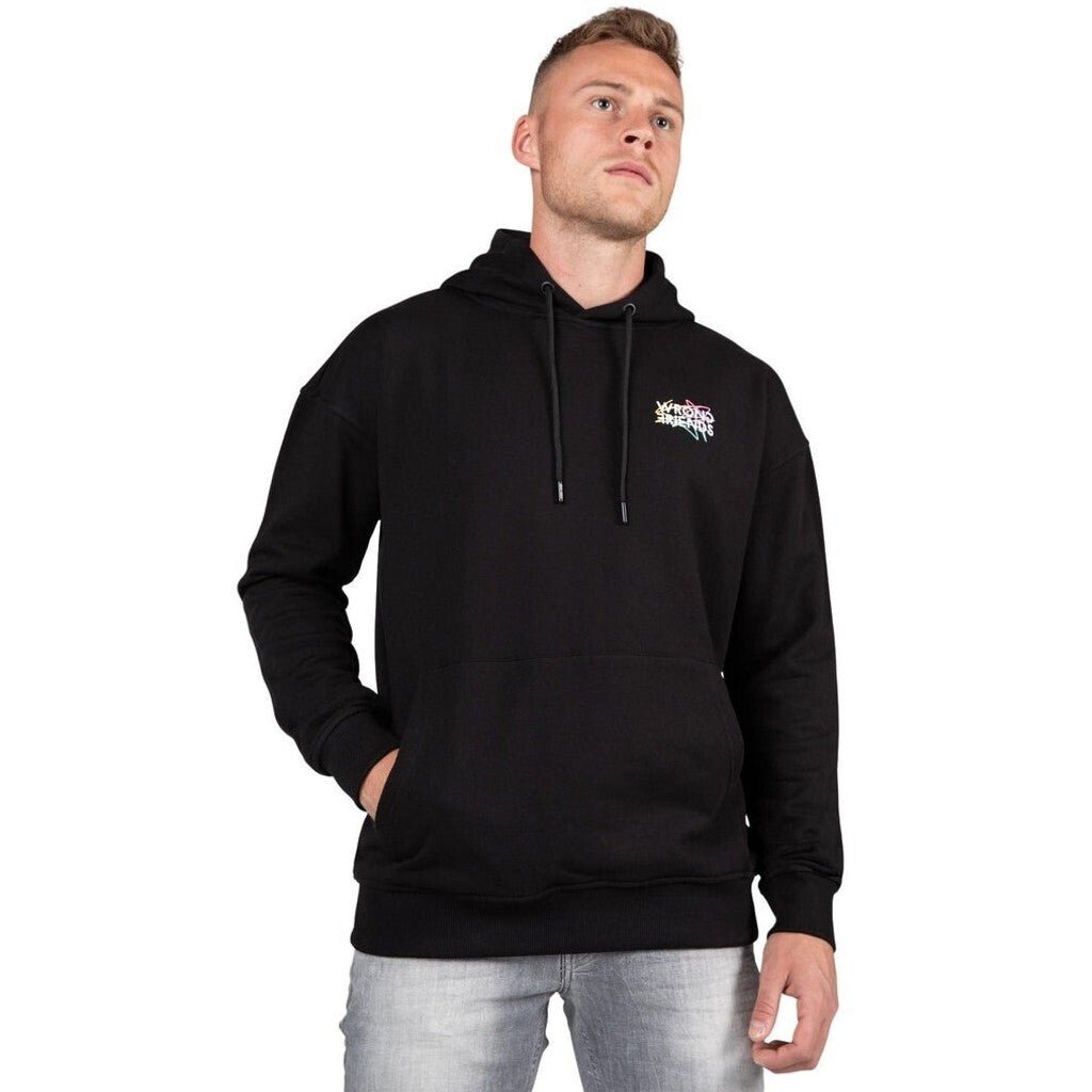 LIMA HOODIE - BLACK - WRONG FRIENDS