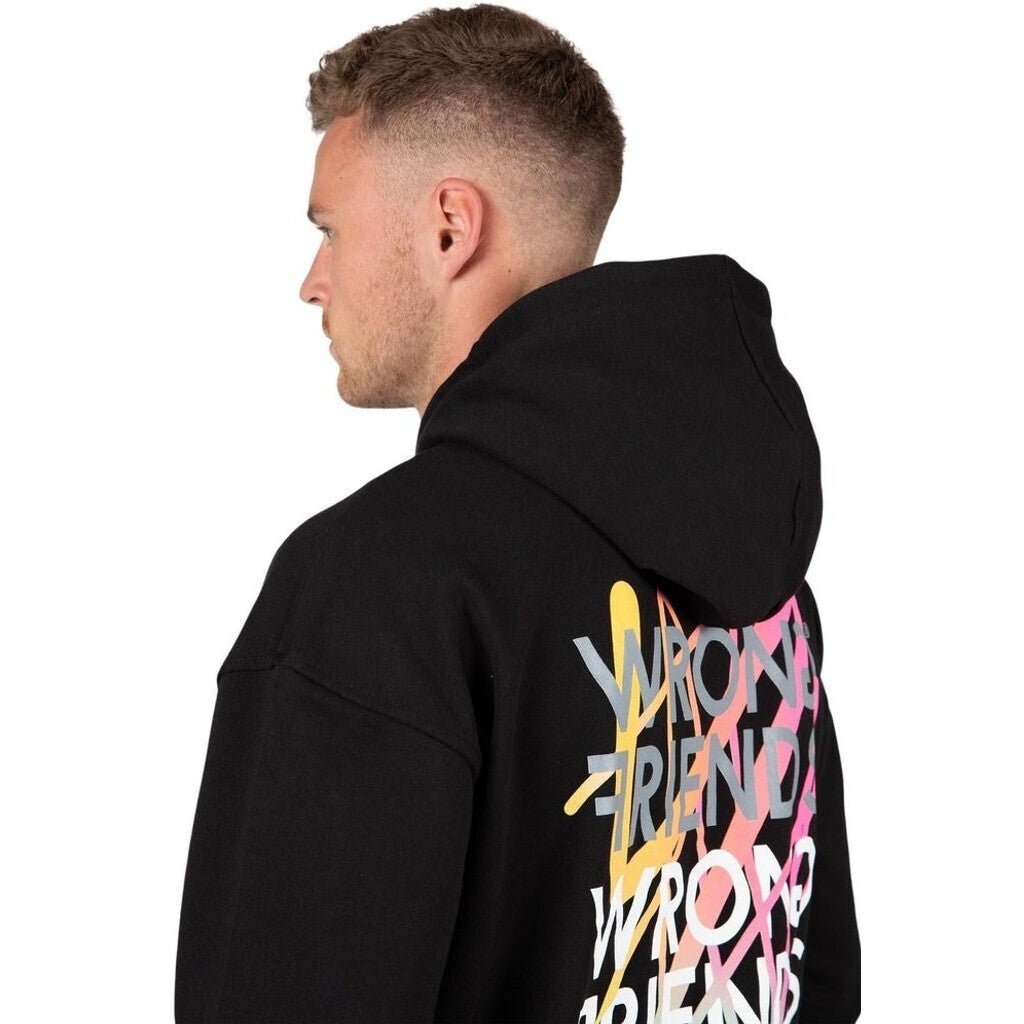 LIMA HOODIE - BLACK - WRONG FRIENDS