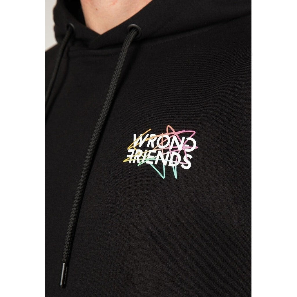 LIMA HOODIE - BLACK - WRONG FRIENDS