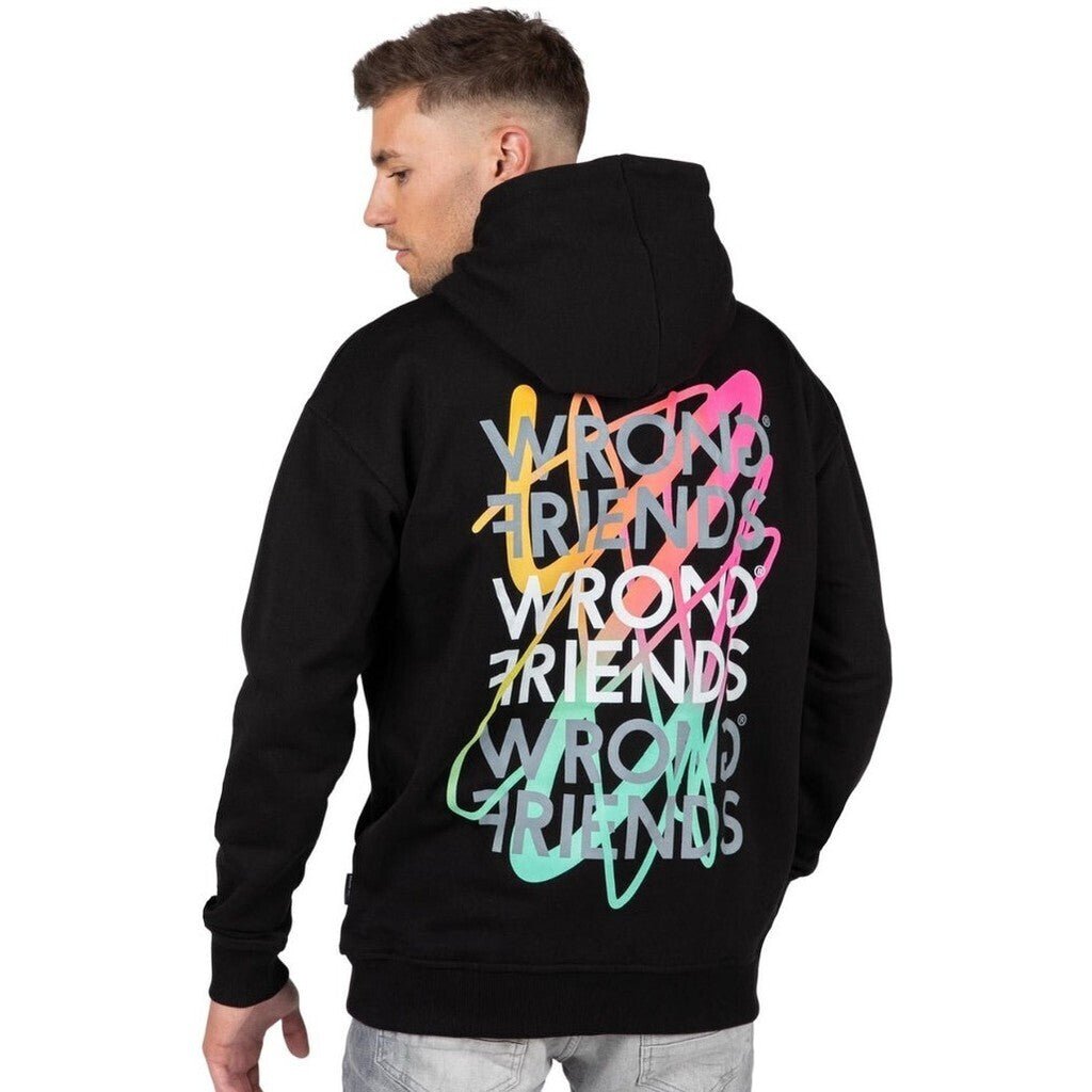 LIMA HOODIE - BLACK - WRONG FRIENDS