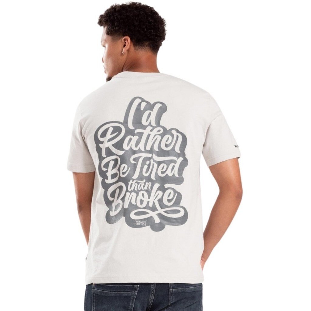 LODI T - SHIRT - LIGHT GREY - WRONG FRIENDS