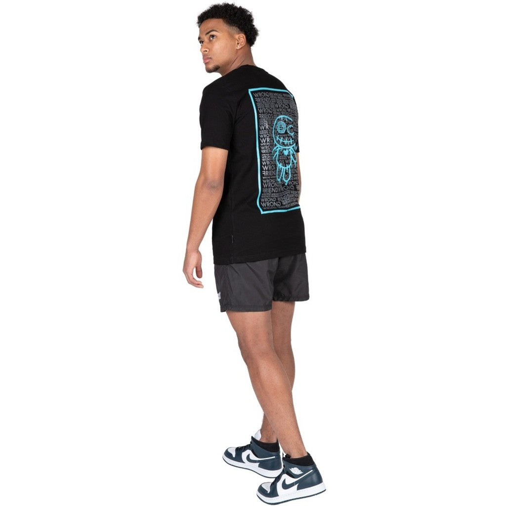 WRONG FRIENDS LUCCA T-SHIRT T-SHIRTS BLACK/BLUE