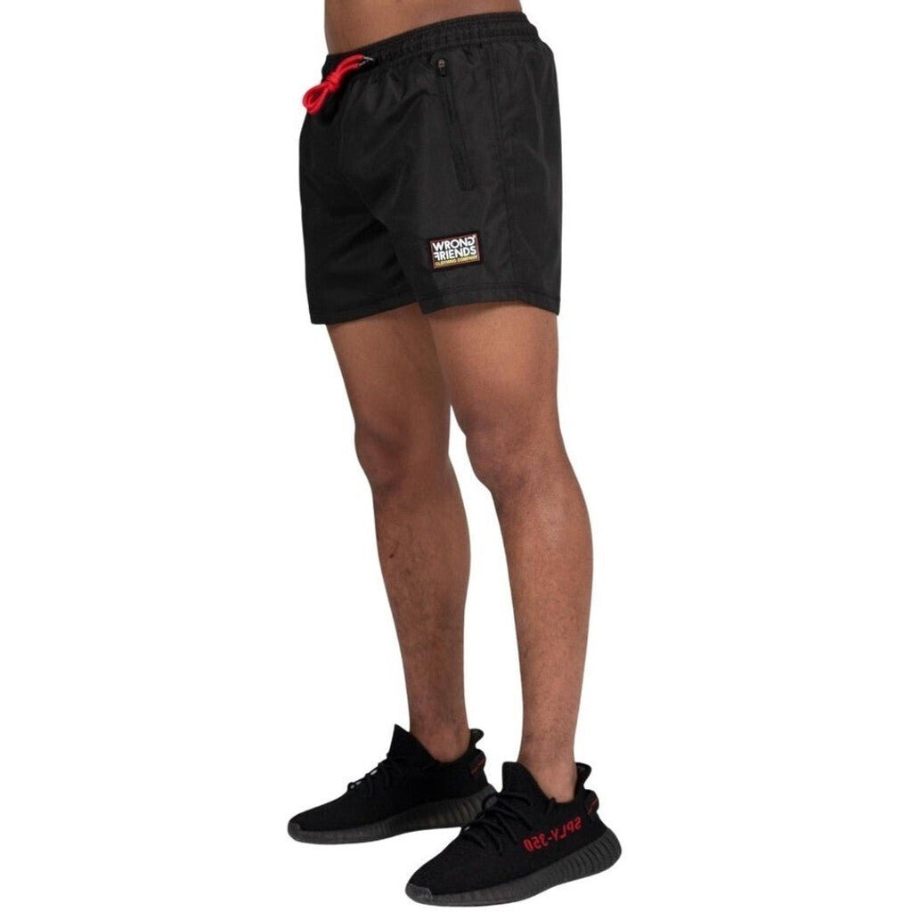 LUGO (SWIM) SHORTS - BLACK - WRONG FRIENDS