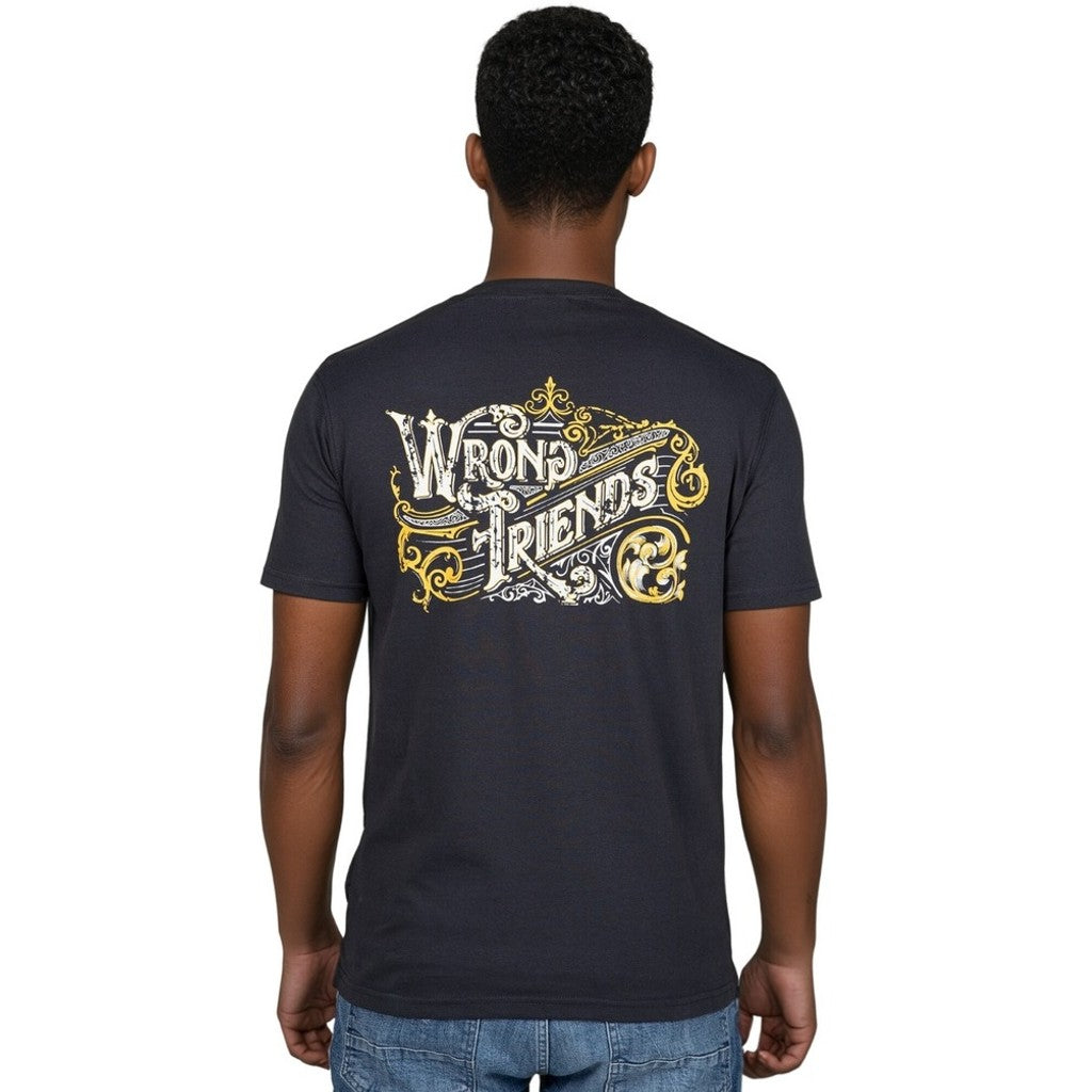 WRONG FRIENDS LUXOR T-SHIRT T-SHIRTS ANTHRACITE
