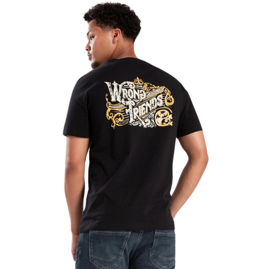 WRONG FRIENDS LUXOR T-SHIRT T-SHIRTS BLACK