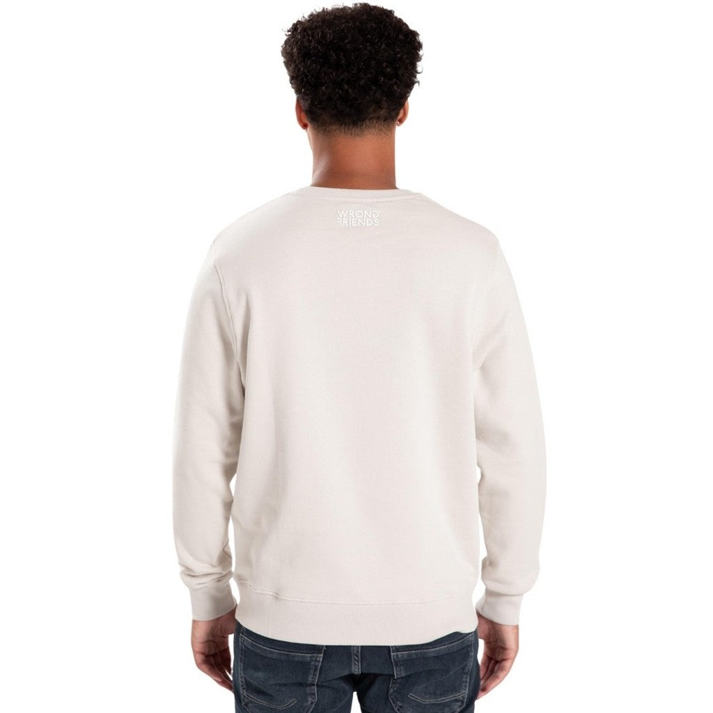 WRONG FRIENDS MEMPHIS SWEATER SWEATERS LIGHT GREY