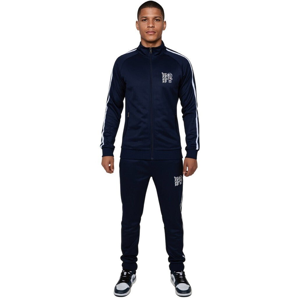 WRONG FRIENDS MILAZZO TRACK PANTS TRACKSUITS NAVY