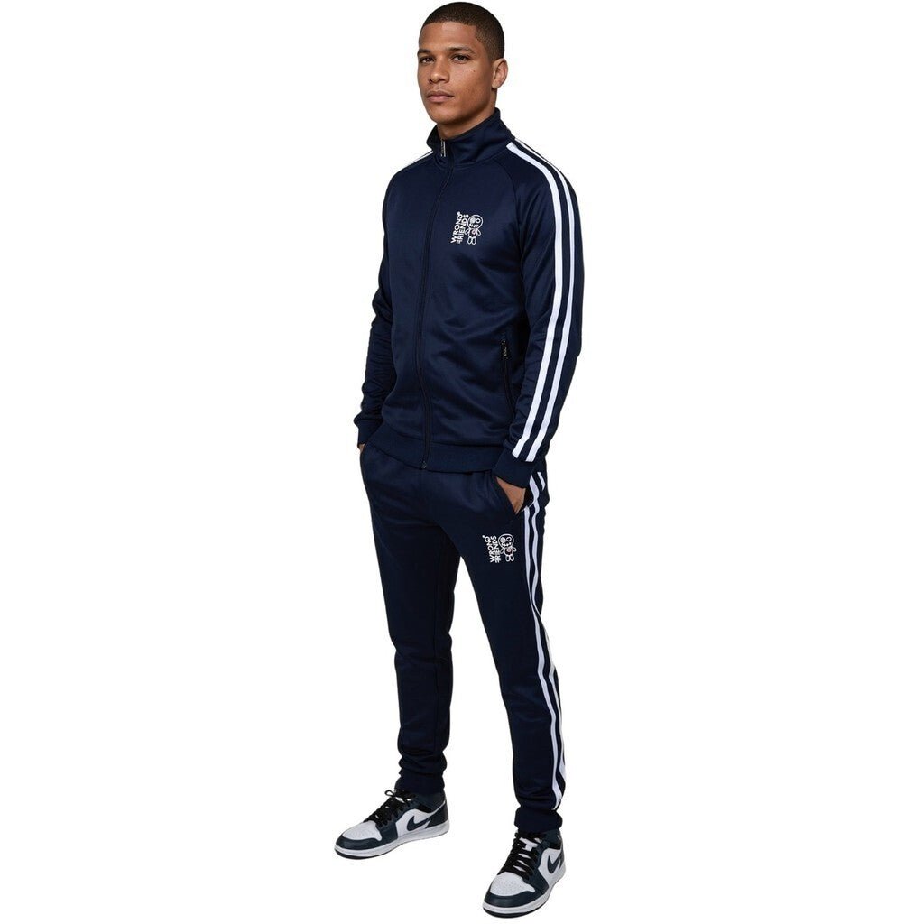 WRONG FRIENDS MILAZZO TRACK PANTS TRACKSUITS NAVY