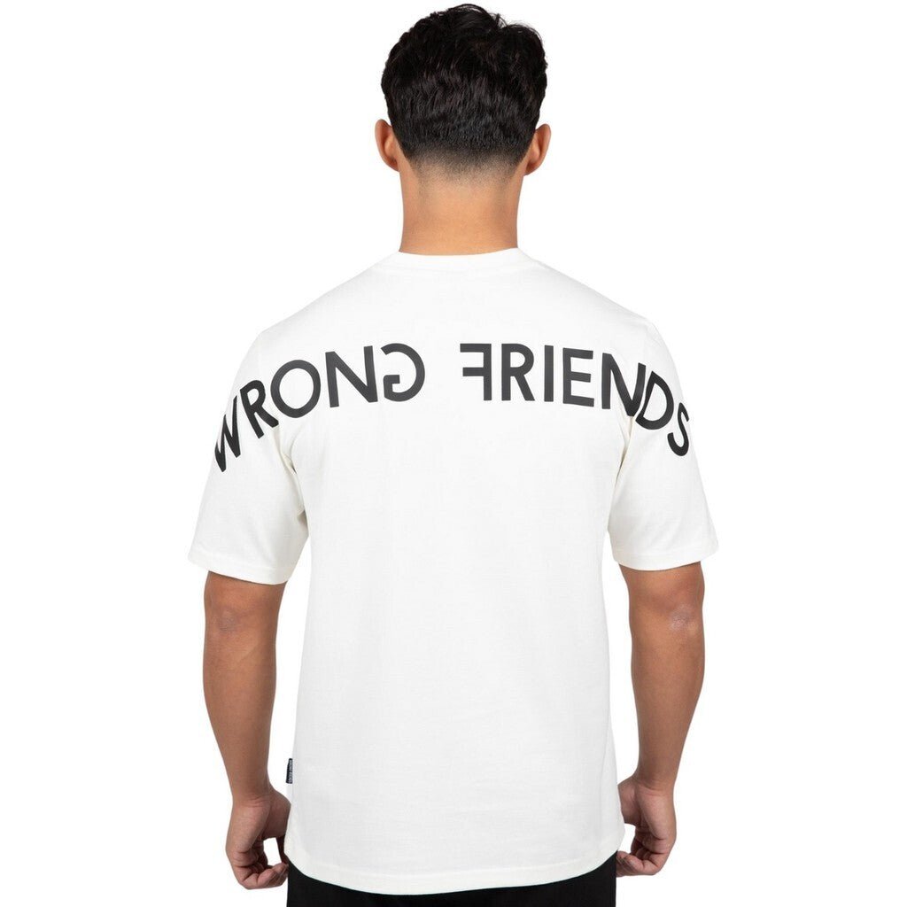 NAAS T - SHIRT - COCONUT WHITE - WRONG FRIENDS