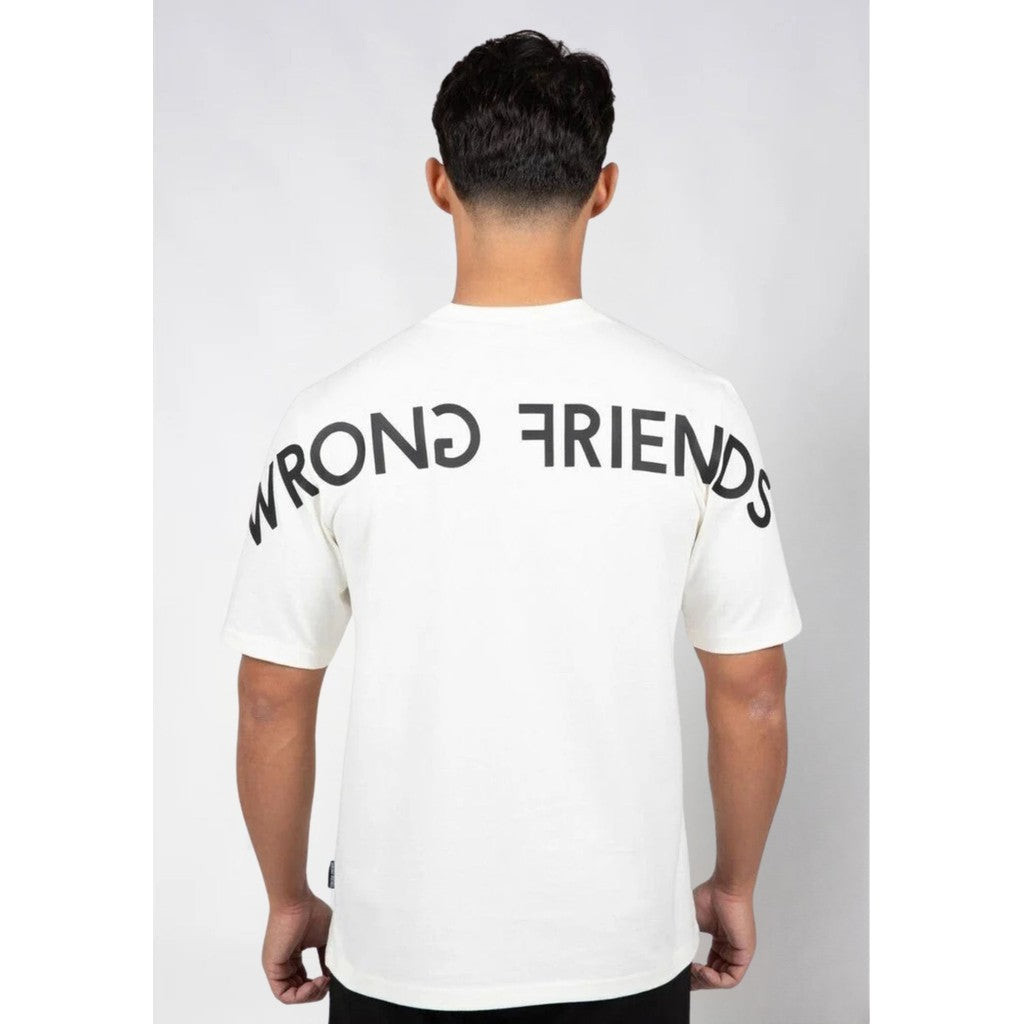 WRONG FRIENDS NAAS T-SHIRT T-SHIRTS COCONUT WHITE