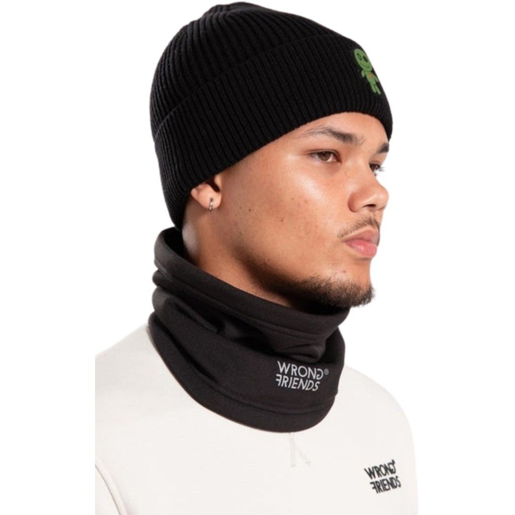 NECK WARMER - BLACK - WRONG FRIENDS