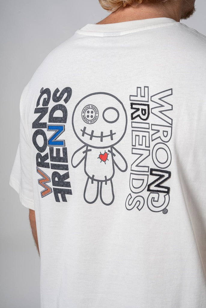 WRONG FRIENDS NELSON T-SHIRT T-SHIRTS SAND