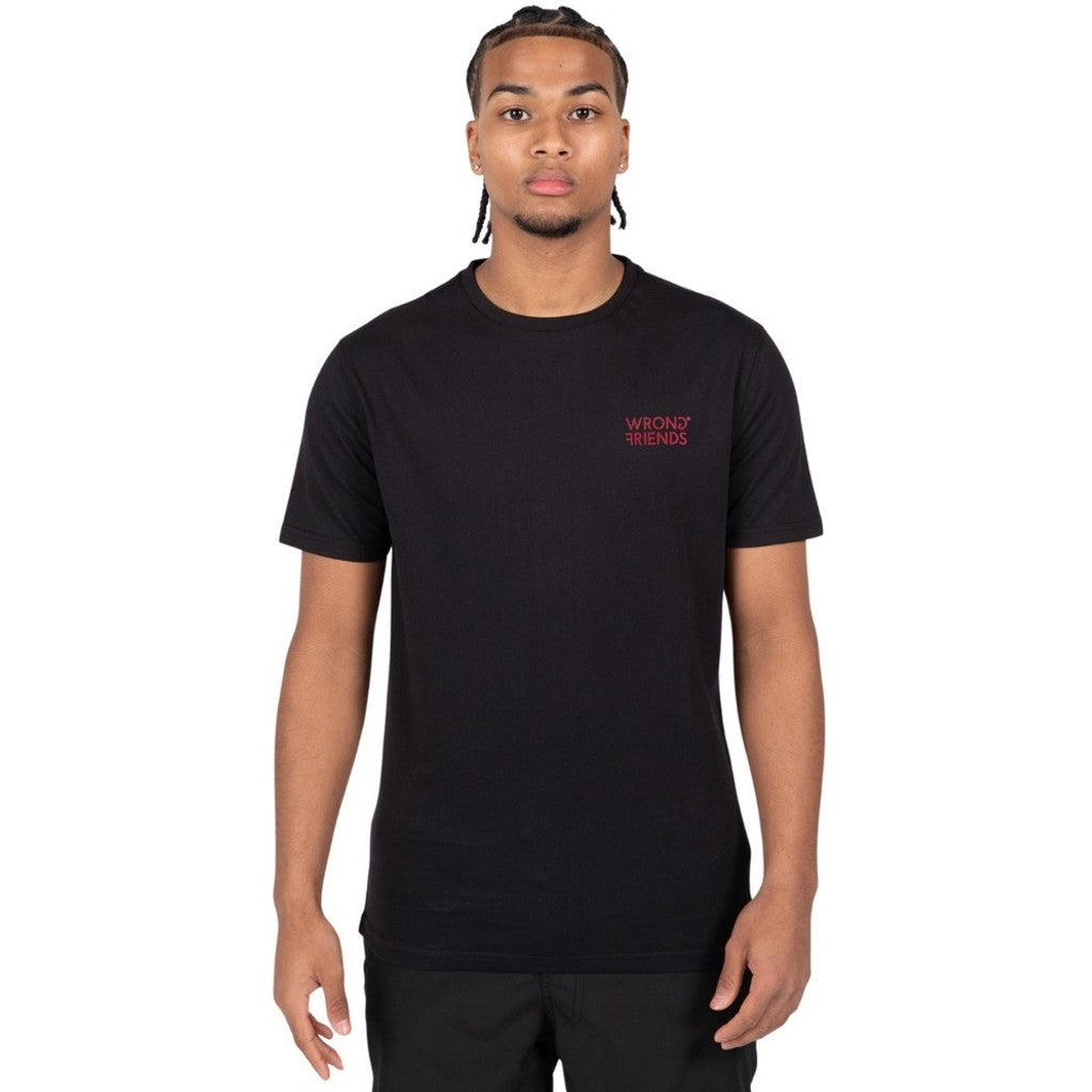 WRONG FRIENDS NERJA T-SHIRT T-SHIRTS BLACK