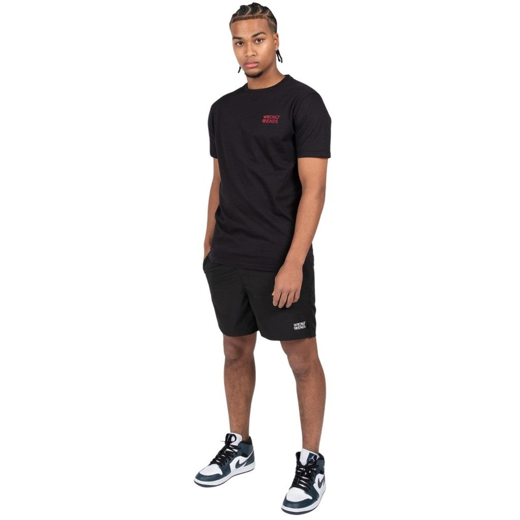 WRONG FRIENDS NERJA T-SHIRT T-SHIRTS BLACK