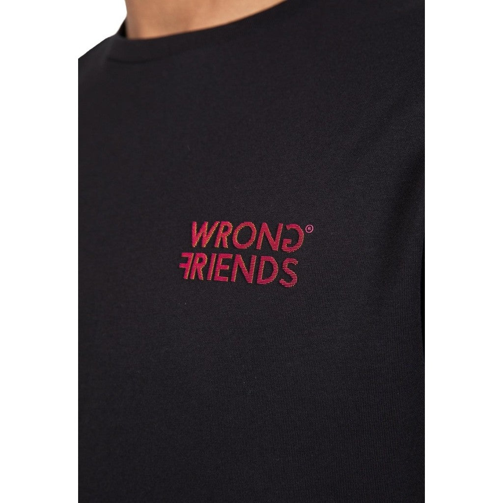 WRONG FRIENDS NERJA T-SHIRT T-SHIRTS BLACK