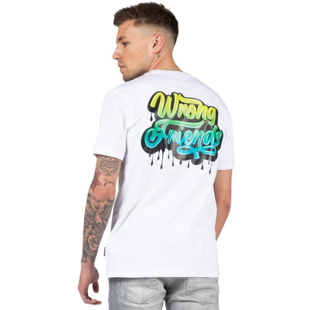 WRONG FRIENDS NERJA T-SHIRT T-SHIRTS WHITE