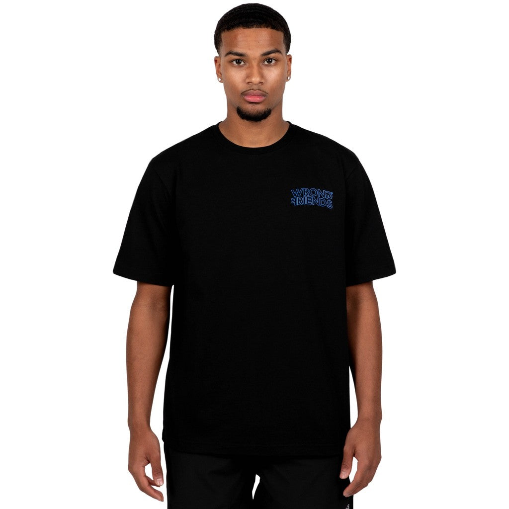 WRONG FRIENDS NOME T-SHIRT T-SHIRTS BLACK