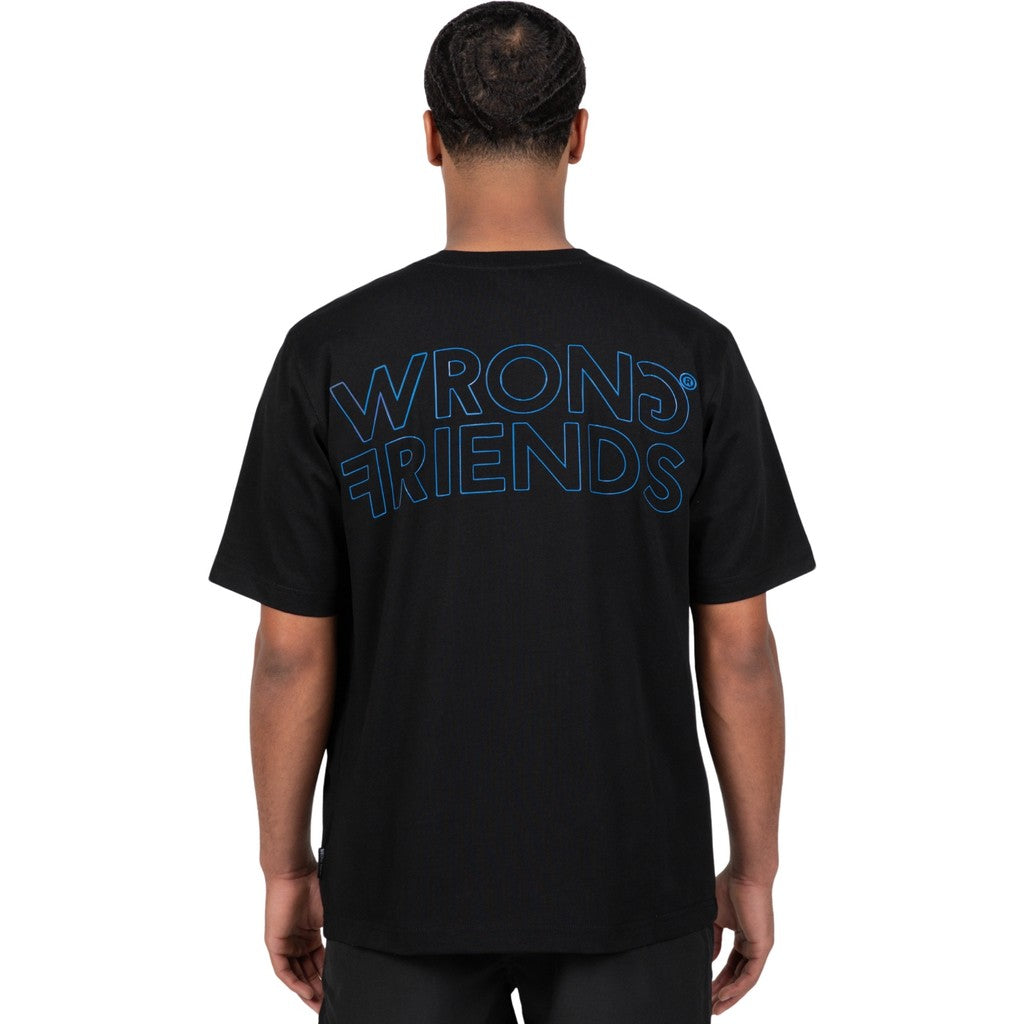 WRONG FRIENDS NOME T-SHIRT T-SHIRTS BLACK
