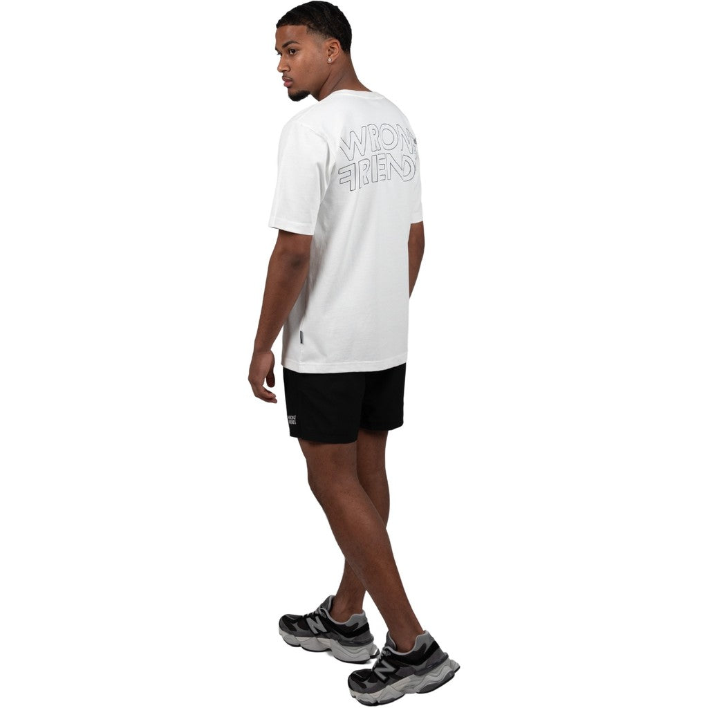 WRONG FRIENDS NOME T-SHIRT T-SHIRTS COCONUT WHITE