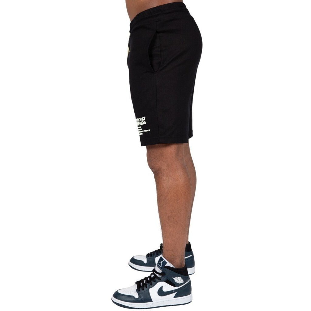 NO GUTS NO GLORY SHORTS - BLACK - WRONG FRIENDS