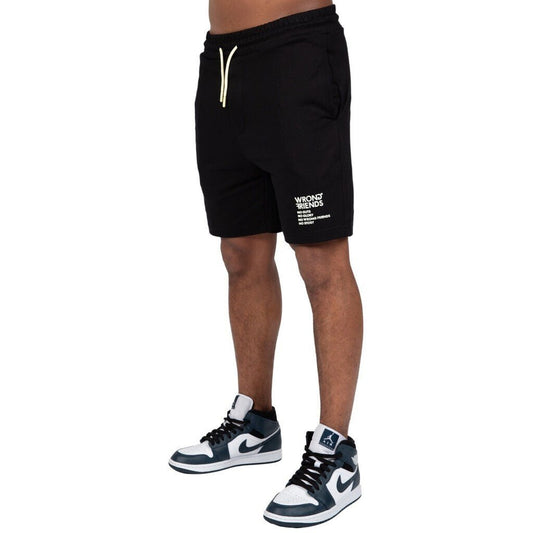 NO GUTS NO GLORY SHORTS - BLACK - WRONG FRIENDS