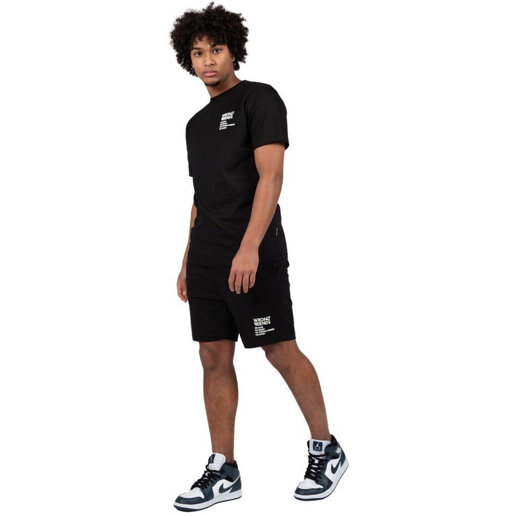 NO GUTS NO GLORY T - SHIRT 2.0 - BLACK - WRONG FRIENDS