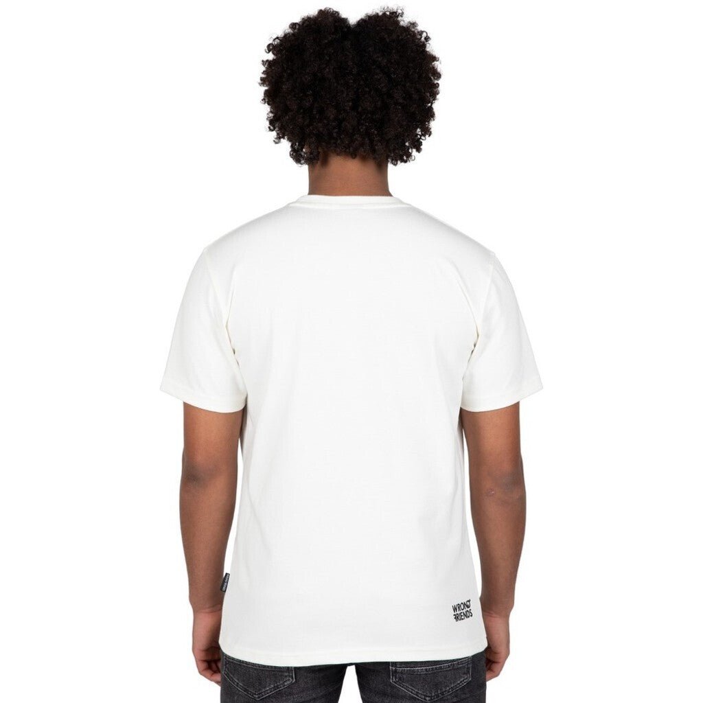 NO GUTS NO GLORY T - SHIRT 2.0 - WHITE - WRONG FRIENDS